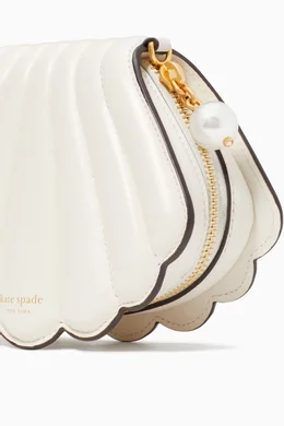 Buy Kate Spade New York Neutral What the Shell Crossbody Bag in Leather For Women Online Ounass Bahrain
