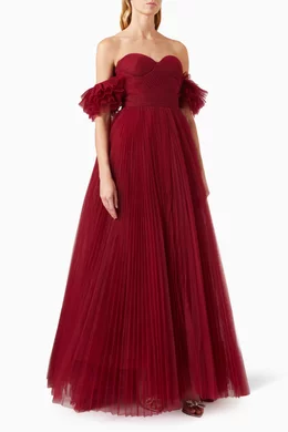 Mac duggal off the shoulder gown sale