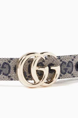 Grey gucci belt hot sale