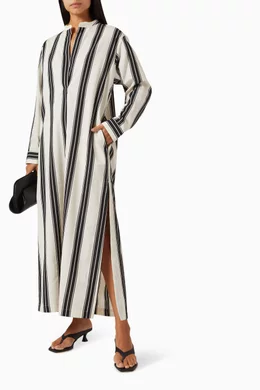 Matteau long sleeve split dress top