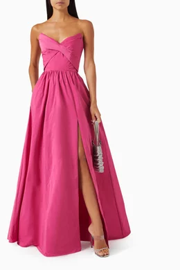Marchesa notte pink gown clearance
