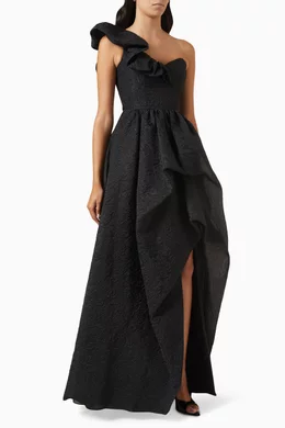 Marchesa notte one shoulder clearance
