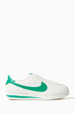 Buy Nike Neutral Cortez Sneakers in Leather For Men Online Ounass Bahrain