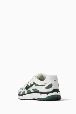 Buy Nike White P 6000 Sneakers in Textile For Women Online Ounass Bahrain