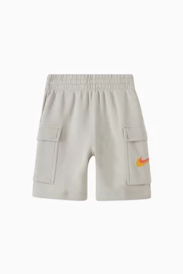 Boys nike grey shorts discount