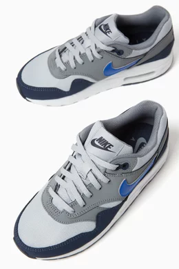 Buy Nike Grey Air Max Sneakers in Leather Mesh For Boys Online