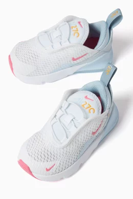 Buy Nike White Air Max 270 Sneakers in Mesh For Girls Online Ounass Bahrain