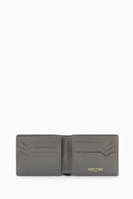 Buy Faure Le Page Grey 6CC Etendard Wallet in Canvas Leather For UNISEX Online Ounass Bahrain