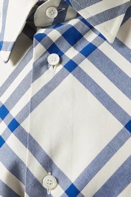 Burberry mens check shirt store