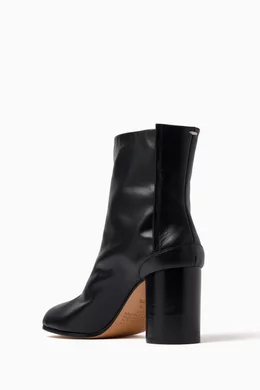 Buy Maison Margiela Black Tabi 80 Boots in Lambskin Leather For Women Online Ounass Bahrain