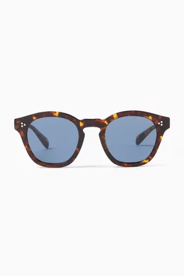 Buy OLIVER PEOPLES Brown Boudreau L.A Sunglasses in Acetate For UNISEX Online Ounass Bahrain