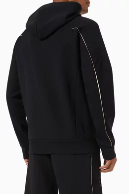 Buy BOSS Black Zip up Hoodie in Cotton For Men Online Ounass Bahrain