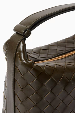 Bottega veneta intrecciato nappa leather shoulder bag outlet