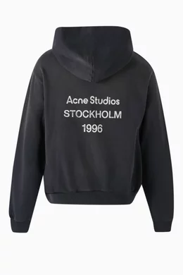 Acne studios logo crewneck sweatshirt deals
