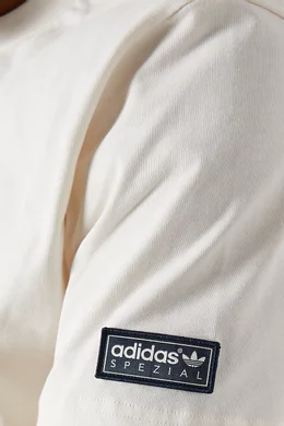 Buy adidas Statement Neutral SPZL MOD Trefoil 10 T shirt in Organic Cotton Jersey For Men Online Ounass Bahrain