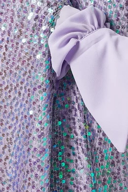 Buy Anaya Collection Purple Maya Sequin embellished Cape Maxi Dress For Women Online Ounass Bahrain