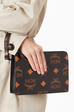 Mcm zip pouch in visetos original clearance