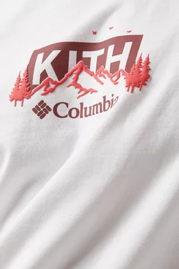 Buy Kith Multicolour x Columbia Landscape Classic Logo T shirt in Cotton For Men Online Ounass Bahrain