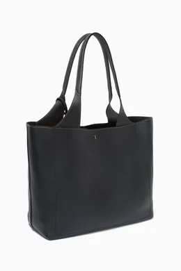 Buy Tod s Black Medium Tote Bag in Leather For Women Online Ounass Bahrain