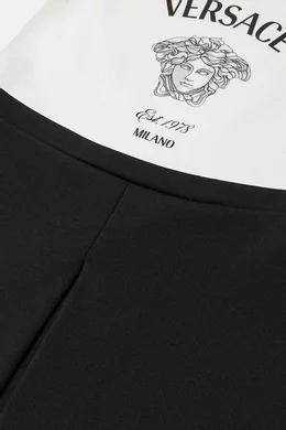 Buy Versace Multicolour Medusa T shirt Dress in Cotton Jersey For Baby Girls Online Ounass Bahrain