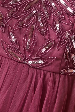 Maya embellished midi dress shop
