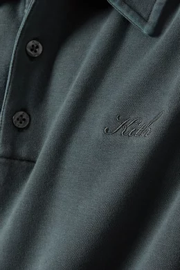 KITH crystal Crystal Washed Graham Polo Buy Kith Grey