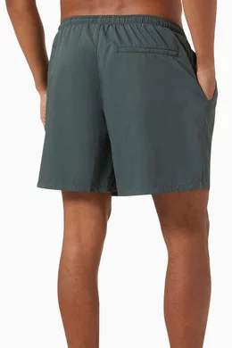 Buy Kith Grey Collins Water activated Monogram Swim Shorts For Men Online Ounass Bahrain