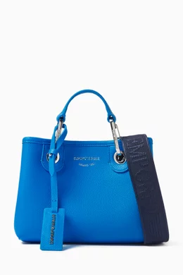 Buy Emporio Armani Blue XS Logo Tote Bag For Women Online Ounass Bahrain