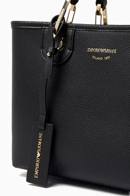 Buy Emporio Armani Black Small Logo Tote Bag For Women Online Ounass Bahrain