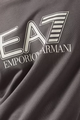 Ea7 logo sweatshirt top
