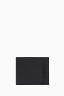 Buy Emporio Armani Multicolour Logo Bifold Wallet in Saffiano Leather For Men Online Ounass Bahrain