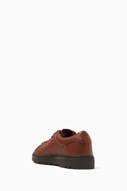 Buy adidas Brown Stan Smith Freizeit Sneakers in Leather For Men