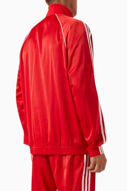 Buy adidas Red Striped Track Jacket in Nylon For Men Online Ounass Bahrain