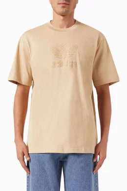 Buy adidas Neutral Mono T shirt in Cotton jersey For Men Online Ounass Bahrain