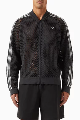 Adidas mesh track jacket new arrivals