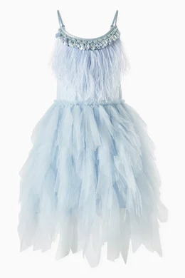 Buy Tutu Du Monde Blue Swan Queen Tutu Dress in Tulle For Girls Online Ounass Bahrain