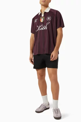 Buy Kith Red Shadow Stripe Marcel Soccer Jersey For Men Online Ounass Bahrain