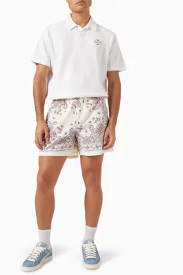 Buy Kith Neutral Ashton Swim Shorts in Nylon For Men Online Ounass Bahrain
