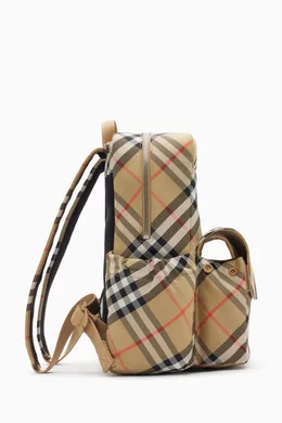Buy Burberry Brown Vintage Check Backpack For UNISEX Online Ounass Bahrain