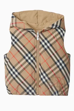 Buy Burberry Brown Axel Reversible Vest For UNISEX Online Ounass Bahrain