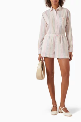 Buy Kith Multicolour Ora II Shirt in Seersucker For Women Online Ounass Bahrain
