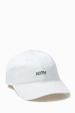 Buy Kith White Sport Dad Hat in Jacquard Cotton For Women Online Ounass Bahrain