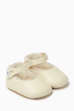 Buy Burberry Neutral Taylor Ballerinas For Baby Girls Online Ounass Bahrain