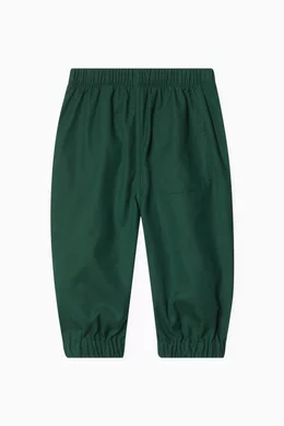 Buy Burberry Green Adrian Sweatpants in Cotton blend For Baby Boys Online Ounass Bahrain