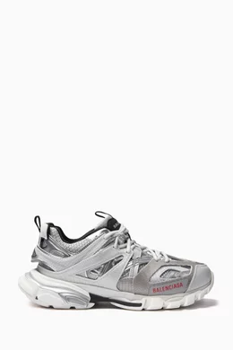 Buy Balenciaga Silver Track Sneakers in Mesh Nylon For Men Online Ounass Bahrain