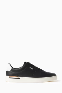 Buy BOSS Black Clint Sneakers in Leather For Men Online Ounass Bahrain
