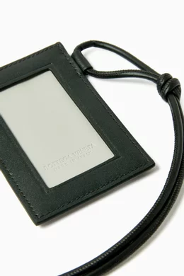 Buy Bottega Veneta Green Cassette Badge Holder in Intrecciato Leather For Men Online Ounass Bahrain