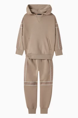 Armani taped hoodie outlet