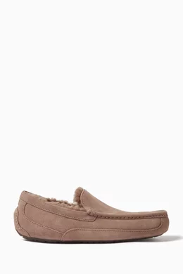 Buy UGG Neutral Ascot Slippers in Suede For Men Online Ounass Bahrain