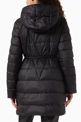 Buy Marella Black Agora Quilted Jacket in Nylon For Women Online Ounass Bahrain